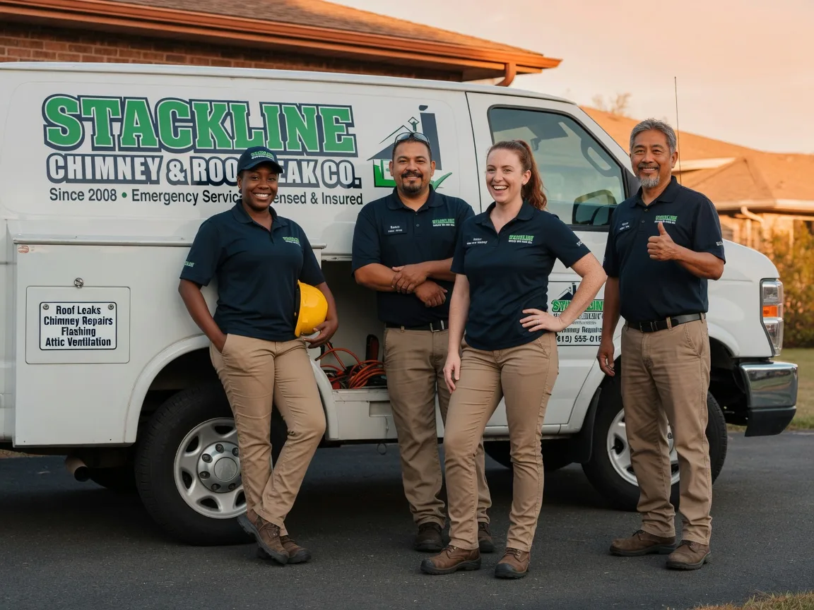 Chimney flashing repair company in Mansfield, LA